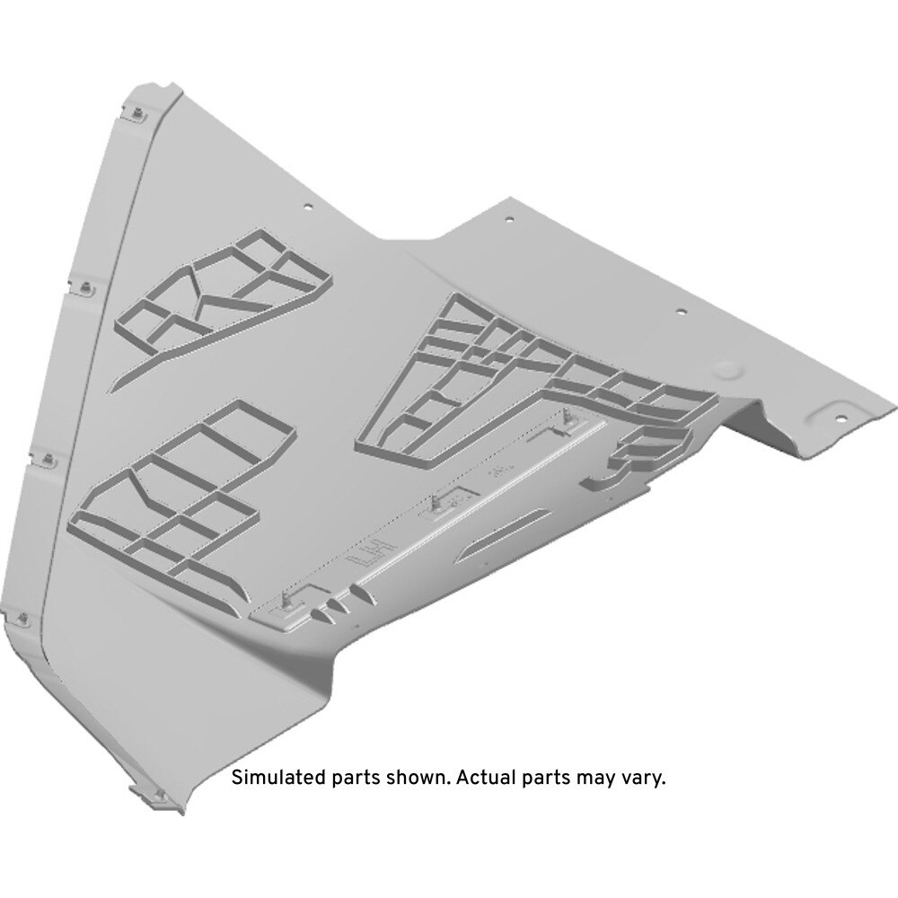 GM Genuine Parts Front Bumper Fascia Passenger Side Air Deflector