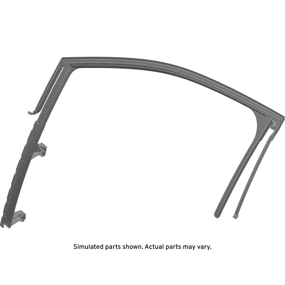 GM Genuine Parts Front Drivers Side Door Window Weatherstrip