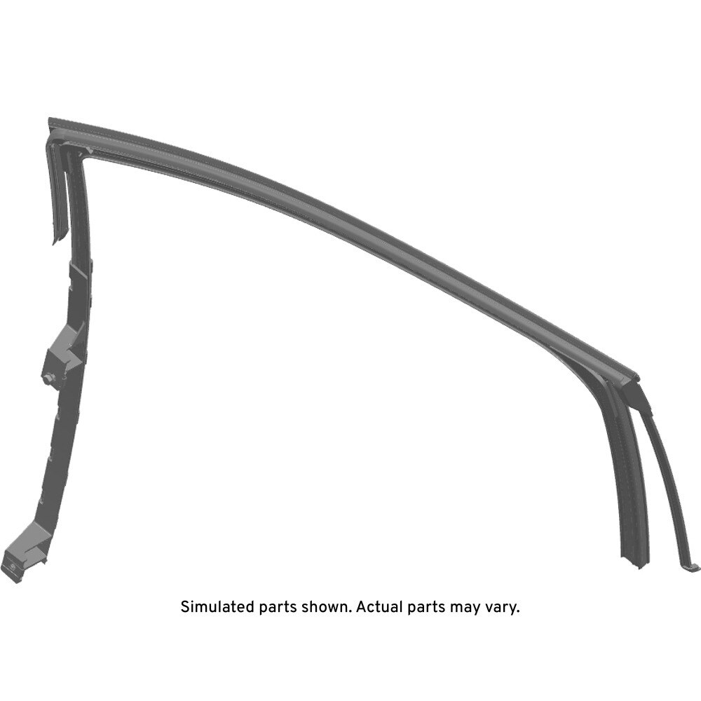 GM Genuine Parts Front Passengers Side Door Window Weatherstrip