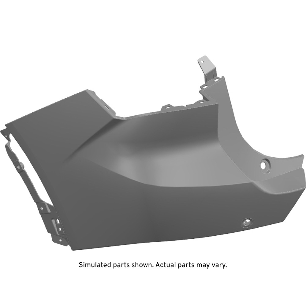 GM Genuine Parts Rear Bumper Driver Side Upper Fascia
