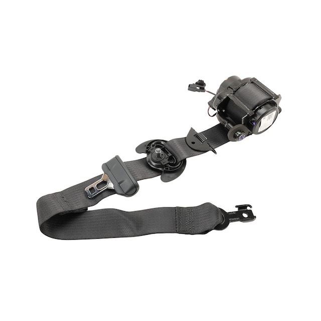 GM Genuine Parts Backen Black Front Passenger Side Seat Belt Retractor with Pre-Tensioner
