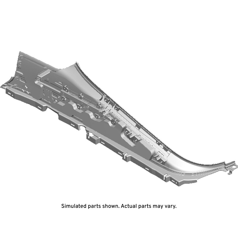 GM Genuine Parts Phantom Blue Body Rear Corner Upper Driver Side Garnish Molding
