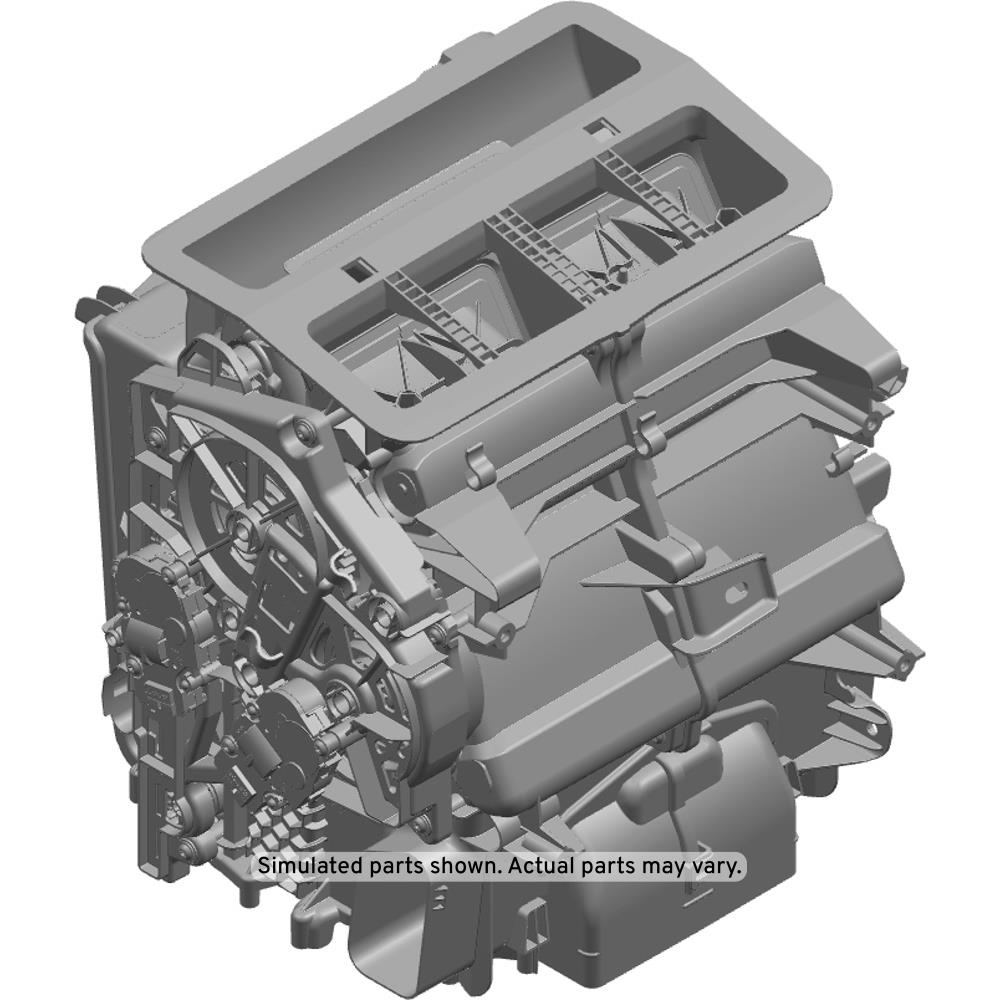 GM Genuine Parts Air Conditioning Evaporator and Blower Case