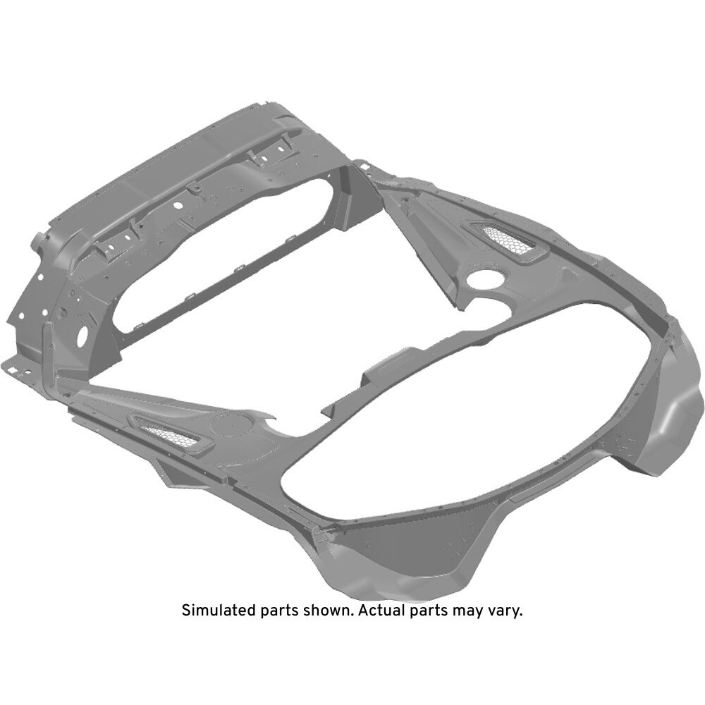 GM Genuine Parts Air Transfer Rear Passenger Side Compartment Panel Frame