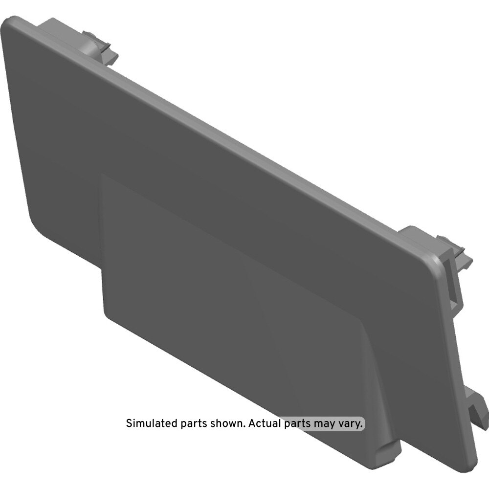 GM Genuine Parts Black Rocker Panel Front Driver Side Molding Access Hole Cover