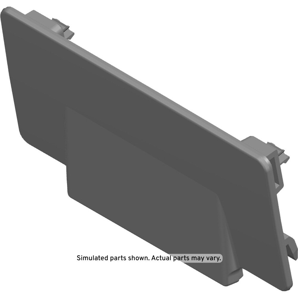 GM Genuine Parts Black Rocker Panel Front Driver Side Molding Access Hole Cover