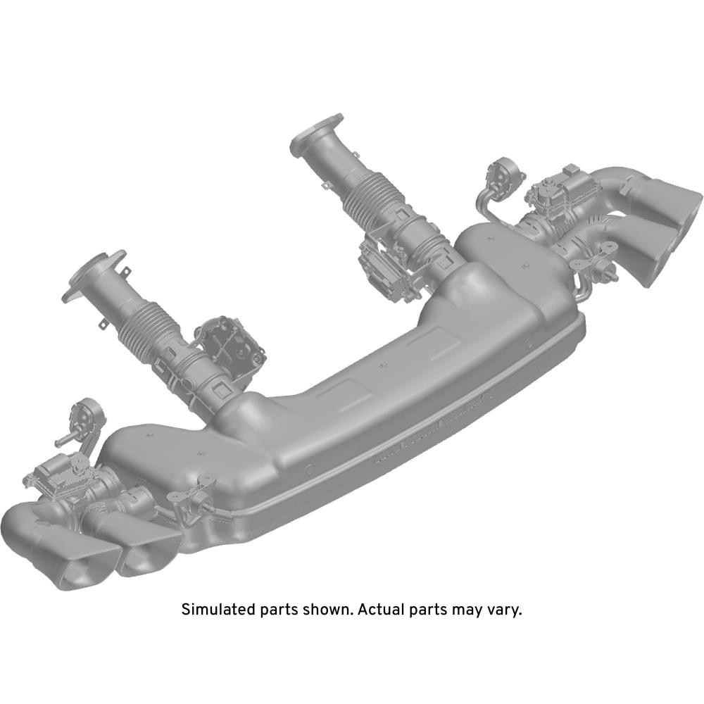 GM Genuine Parts Exhaust Muffler with Exhaust Pipe