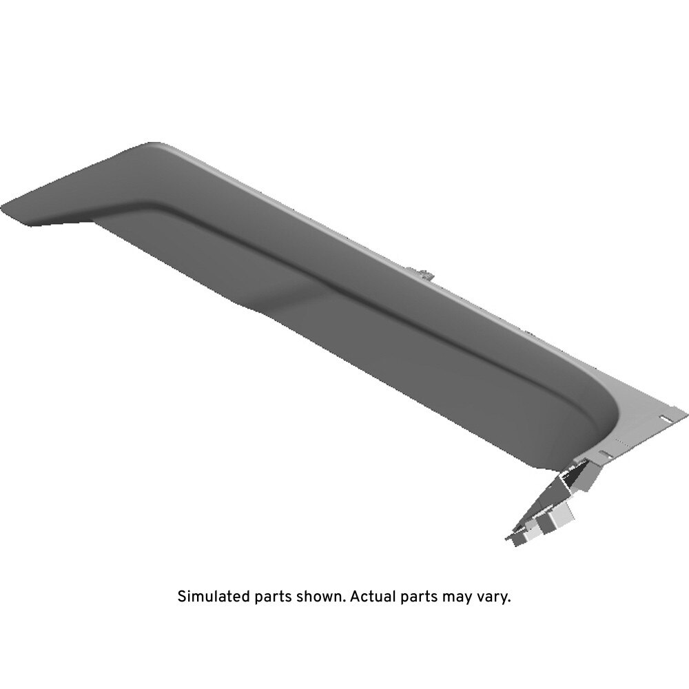 GM Genuine Parts Phantom Blue Rear Floor Console Driver Side Front Trim Upper Panel