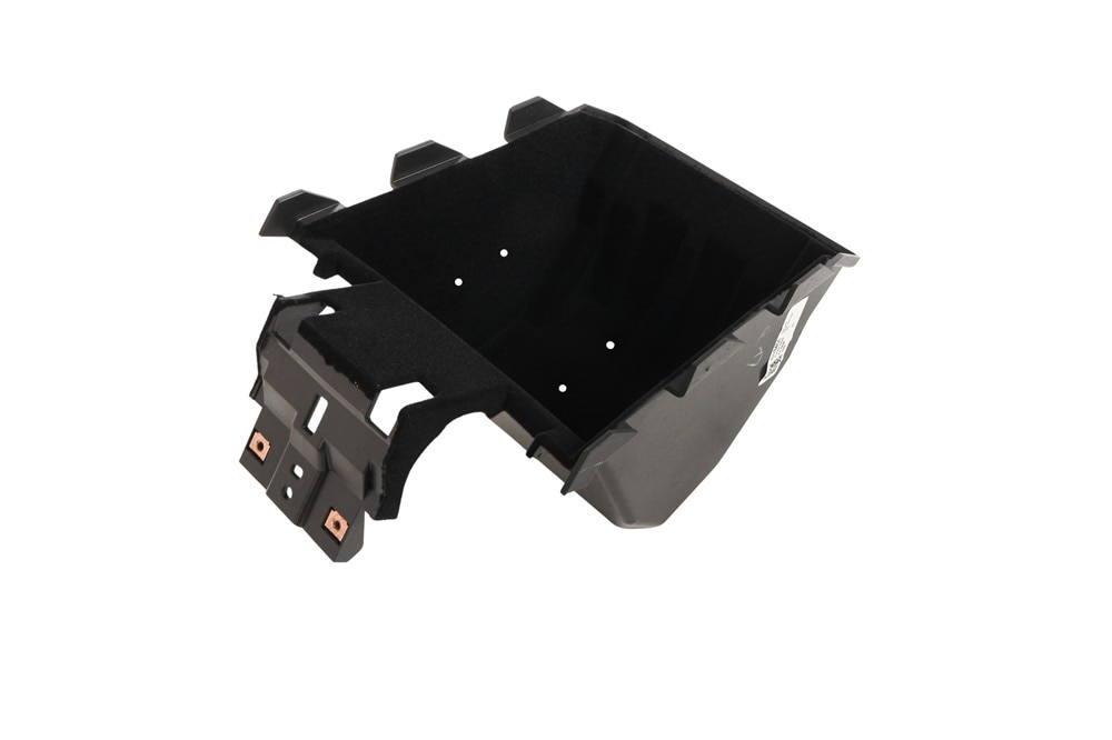 GM Genuine Parts Bright Luster Black Rear Floor Console Front Compartment