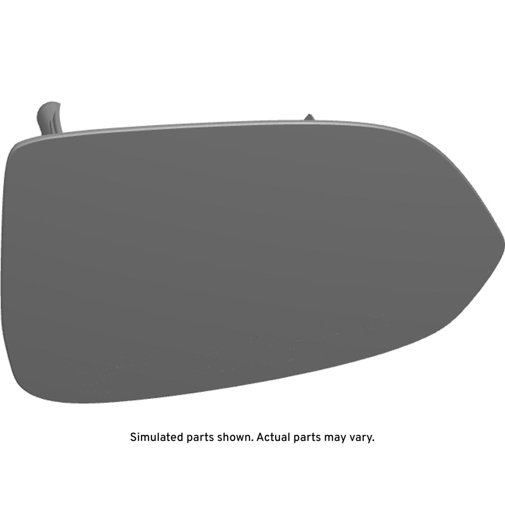 GM Genuine Parts Passenger Side Door Mirror Glass with Backing Plate