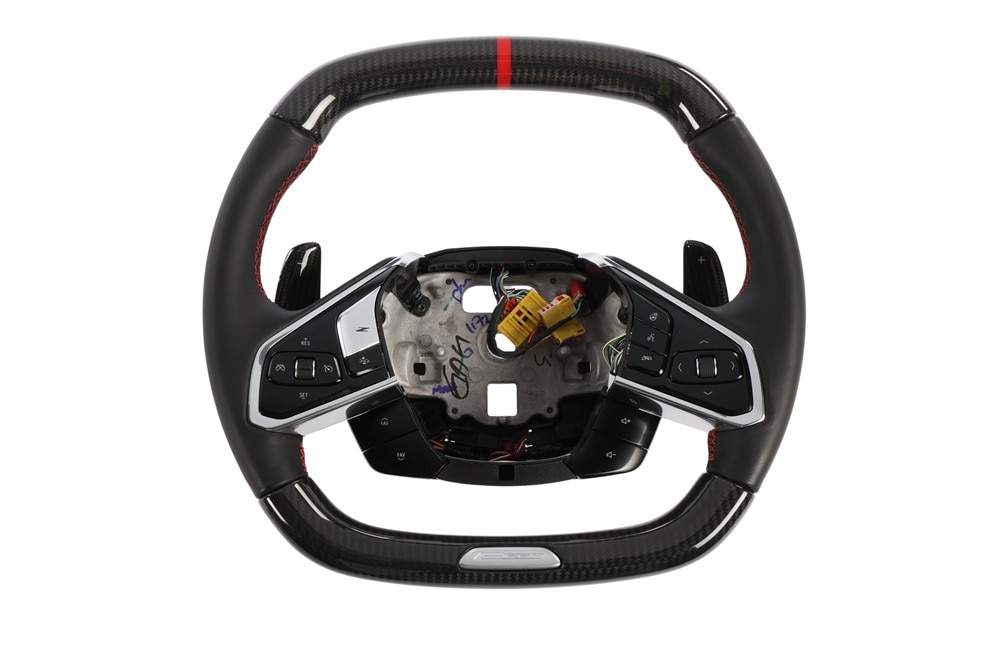 GM Genuine Parts Exposed Carbon Fiber Steering Wheel