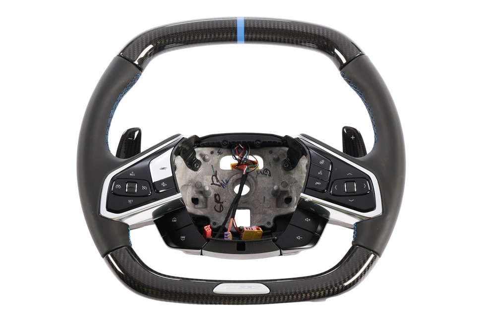 GM Genuine Parts Exposed Carbon Fiber Steering Wheel