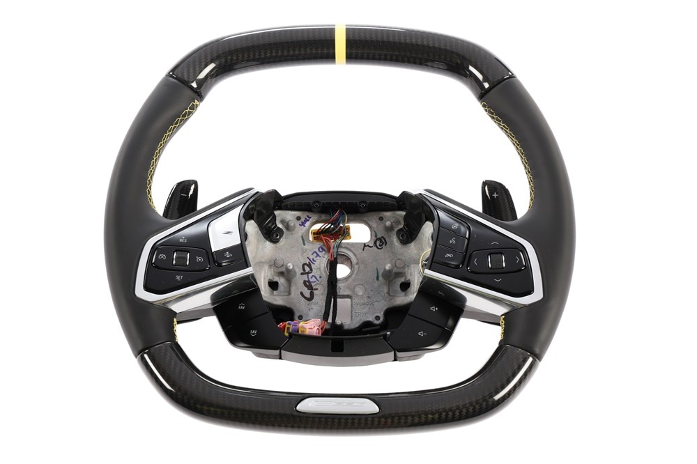 GM Genuine Parts Exposed Carbon Fiber Steering Wheel