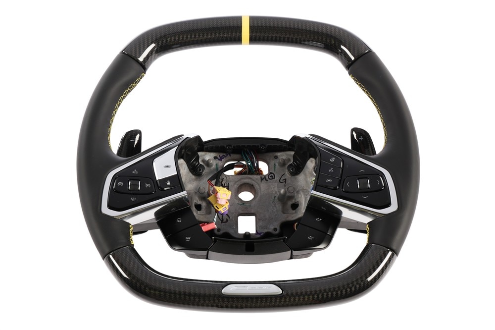 GM Genuine Parts Exposed Carbon Fiber Steering Wheel