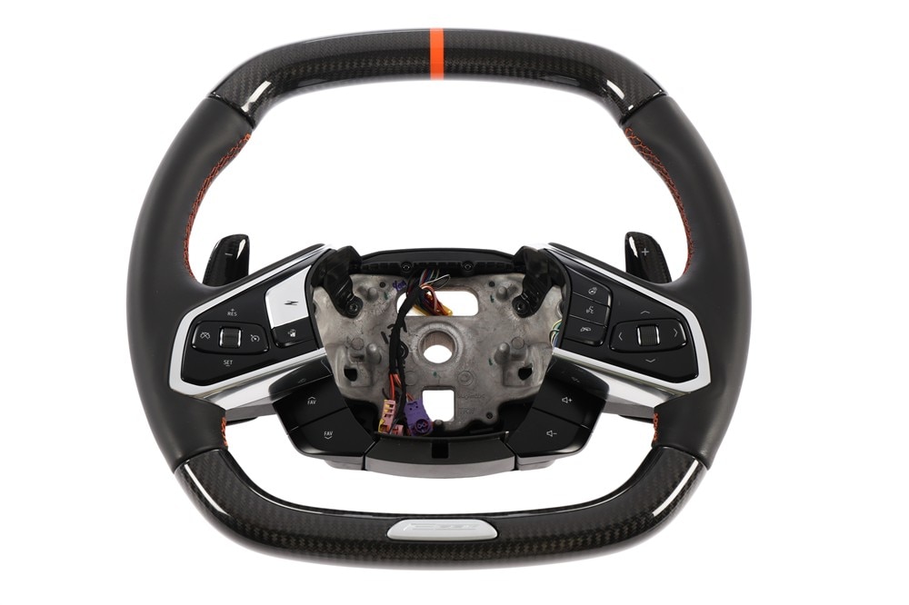 GM Genuine Parts Exposed Carbon Fiber Steering Wheel