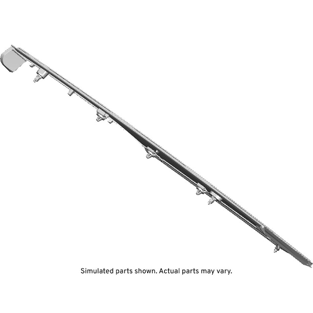 GM Genuine Parts Black Upper Rear Passenger Side Door Opening Reveal Molding