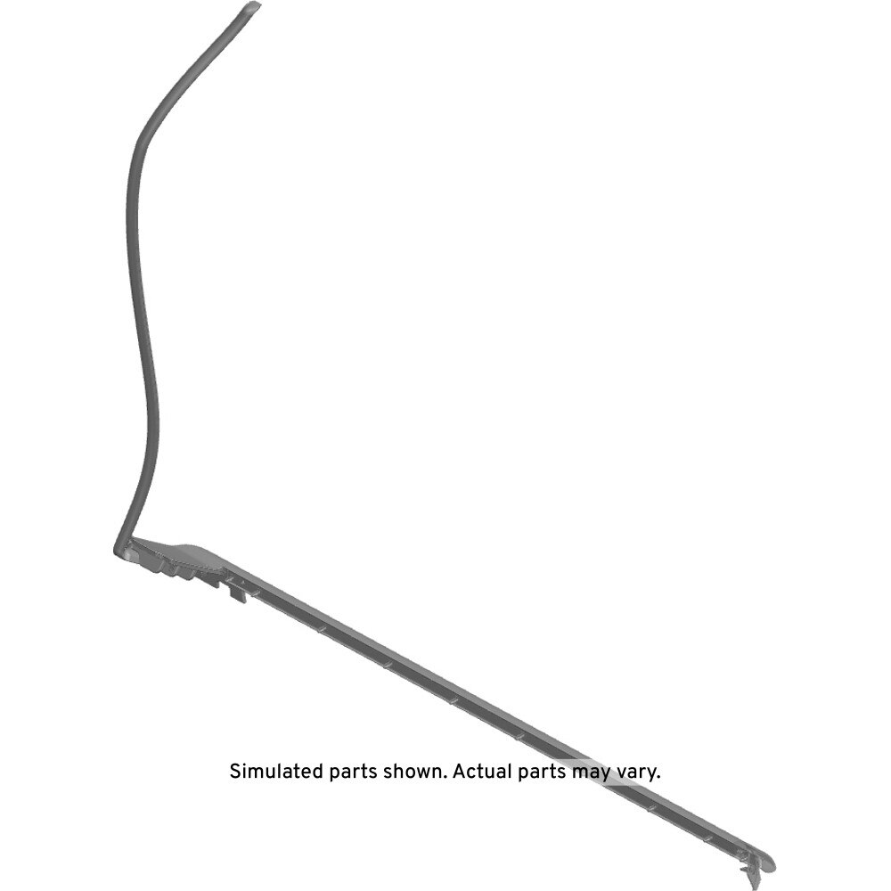 GM Genuine Parts Rear Driver Side Door Lower Auxiliary Weatherstrip