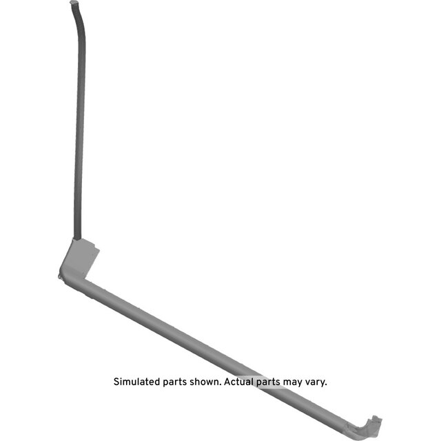 GM Genuine Parts Rear Passenger Side Door Lower Auxiliary Weatherstrip