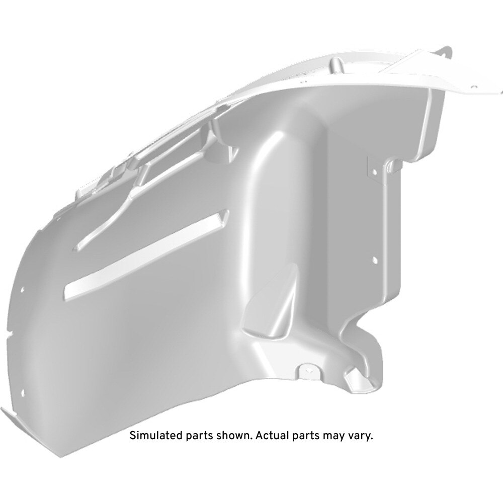 GM Genuine Parts Generic Black Rear Driver Side Wheelhouse Liner