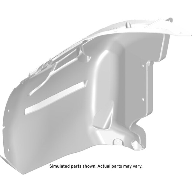 GM Genuine Parts Generic Black Rear Driver Side Wheelhouse Liner