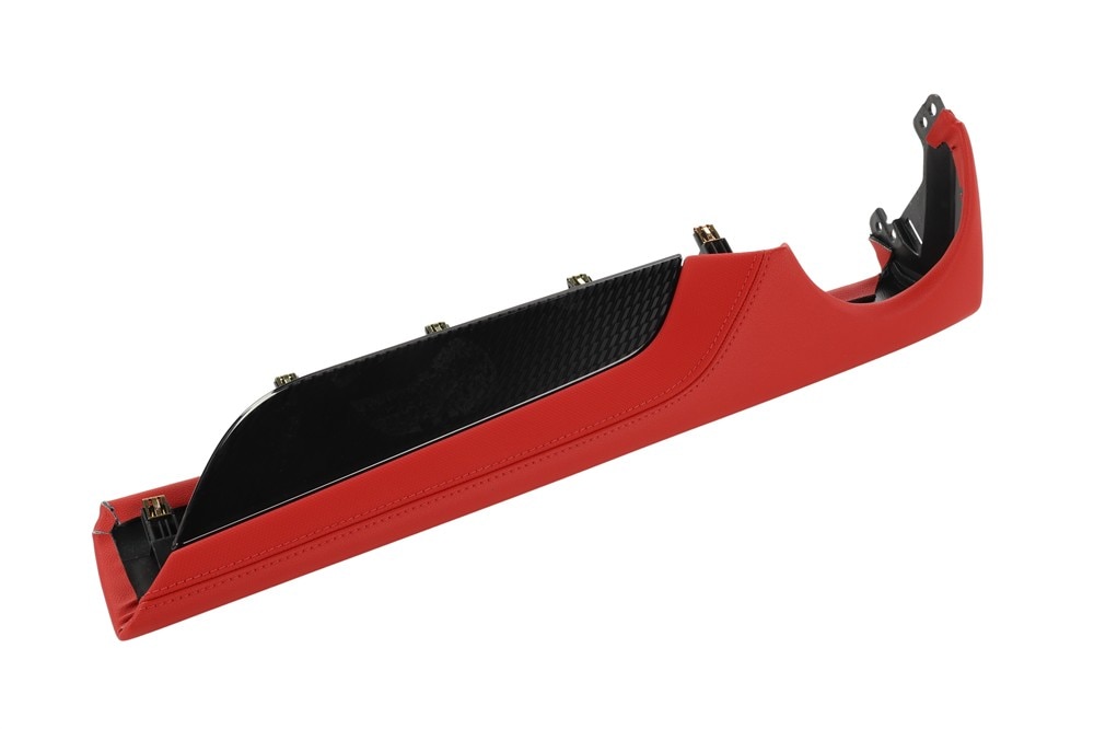 GM Genuine Parts Adrenaline Red Passenger Side Instrument Panel Lower Trim Plate Applique