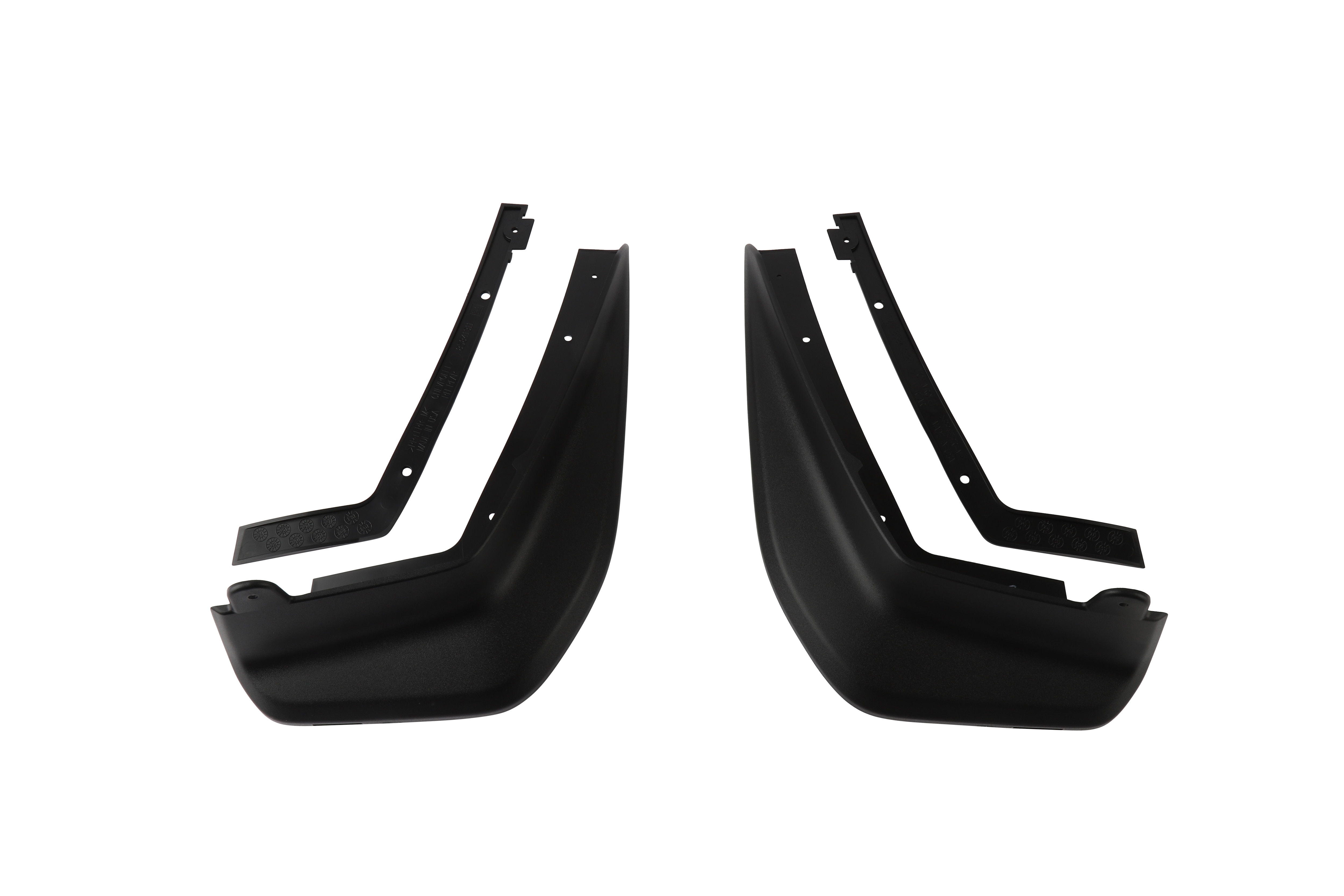 Front Splash Guards Molded in Black
