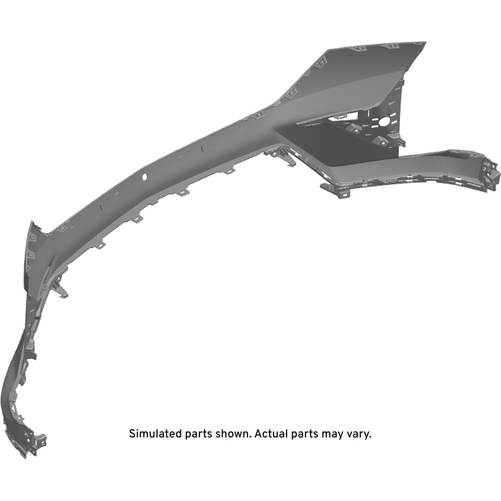 GM Genuine Parts Primed Front Bumper Upper Fascia