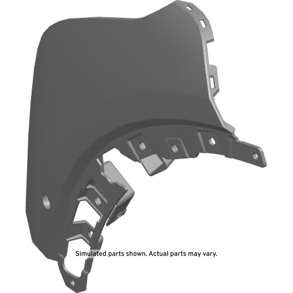 GM Genuine Parts Primed Front Bumper Driver Side Upper Fascia