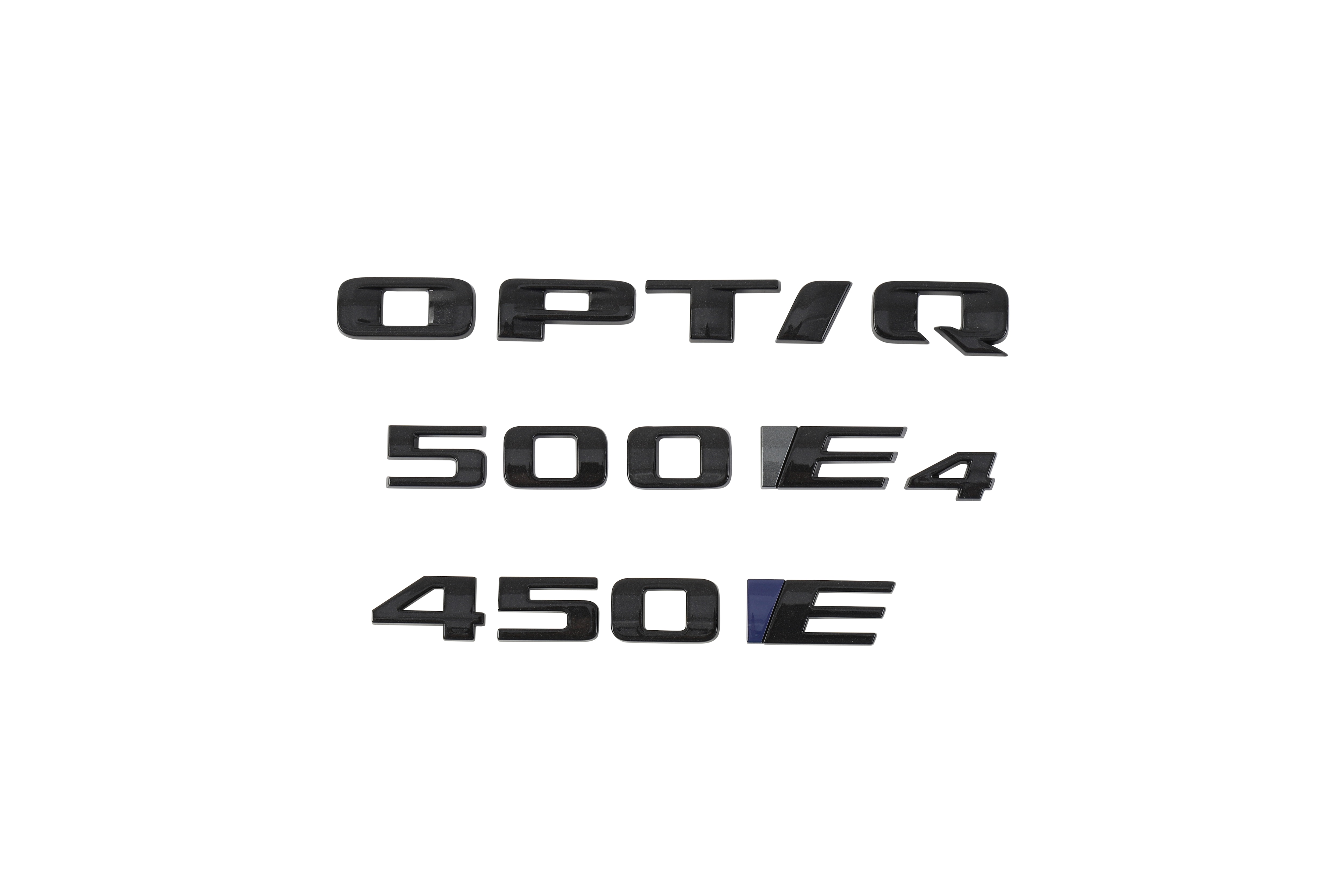 OPTIQ Emblems in Black (for Luxury and Sport Trims)
