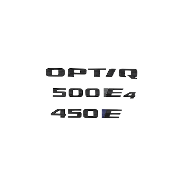 OPTIQ Emblems in Black (for Luxury and Sport Trims)