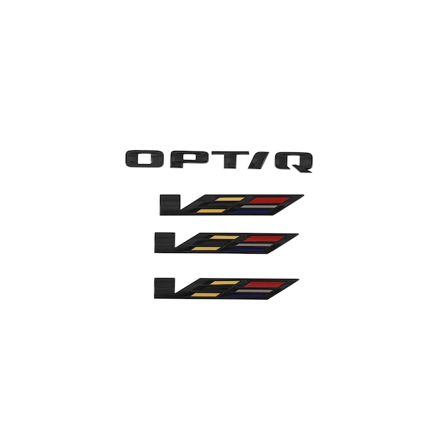OPTIQ Emblems in Black (for V-Series Trim)