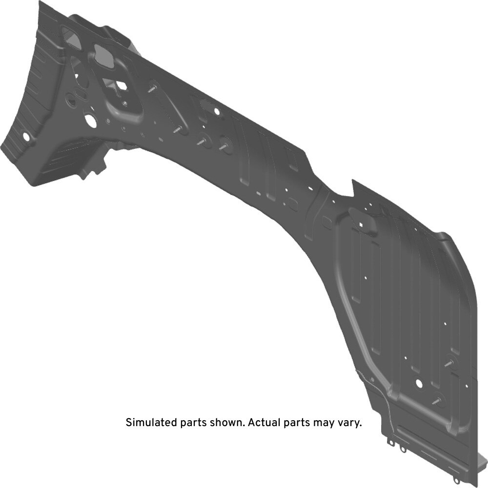 GM Genuine Parts Air Transfer Passenger Side Quarter Inner Lower Panel