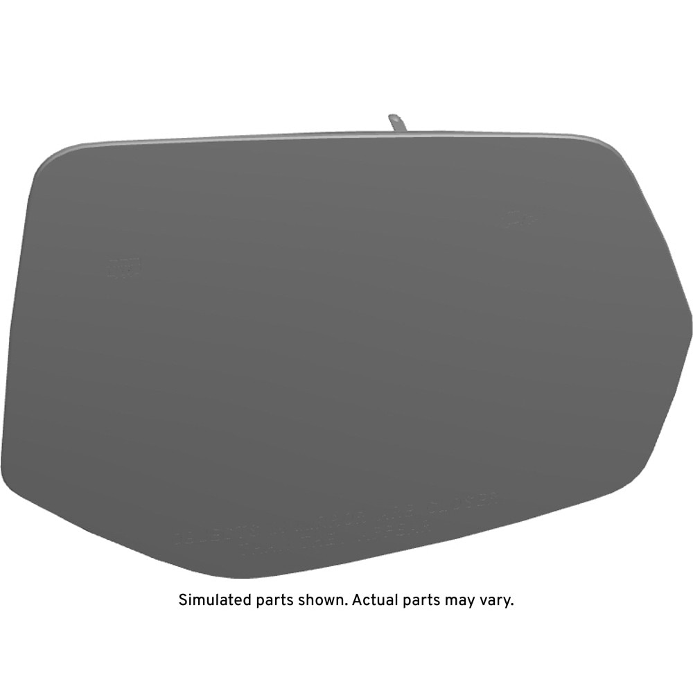 GM Genuine Parts Passenger Side Door Mirror Glass with Backing Plate