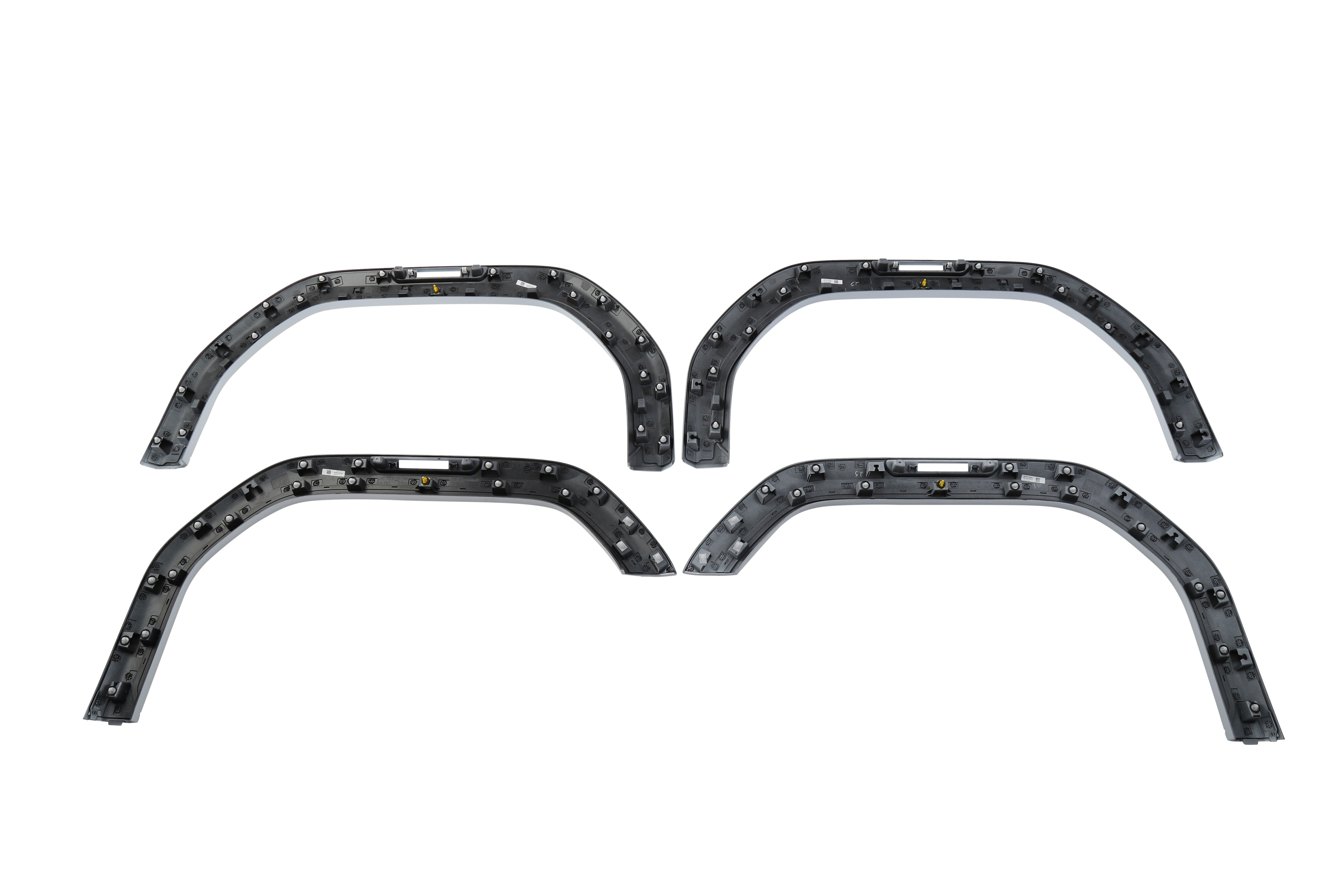 Front and Rear Fender Flare Set in Glacier White Tricoat