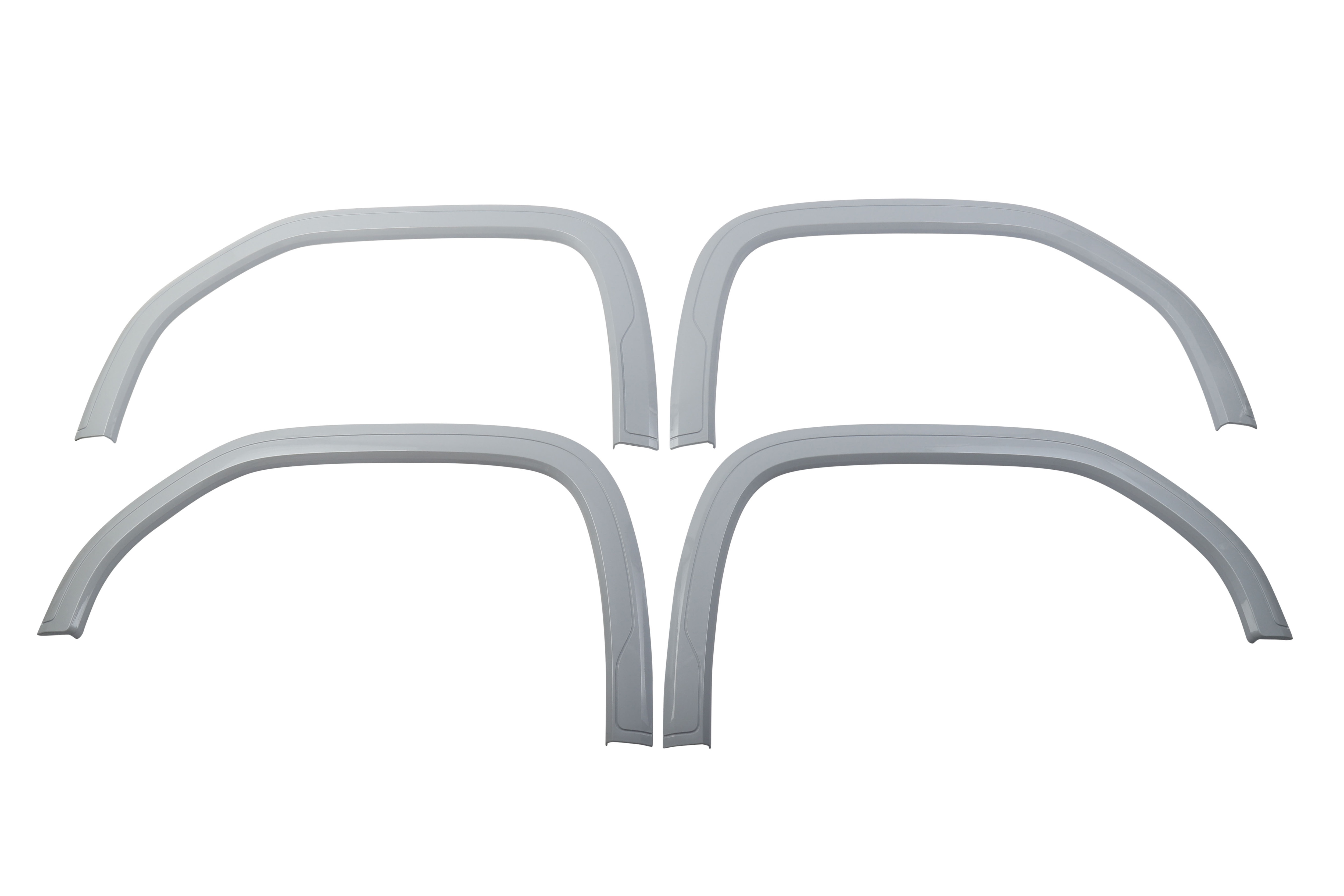 Front and Rear Fender Flare Set in Glacier White Tricoat