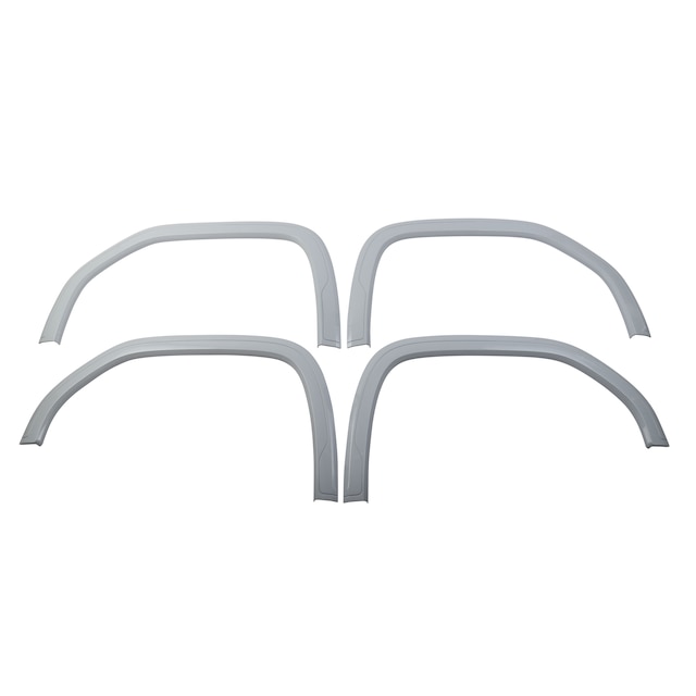 Front and Rear Fender Flare Set in Glacier White Tricoat