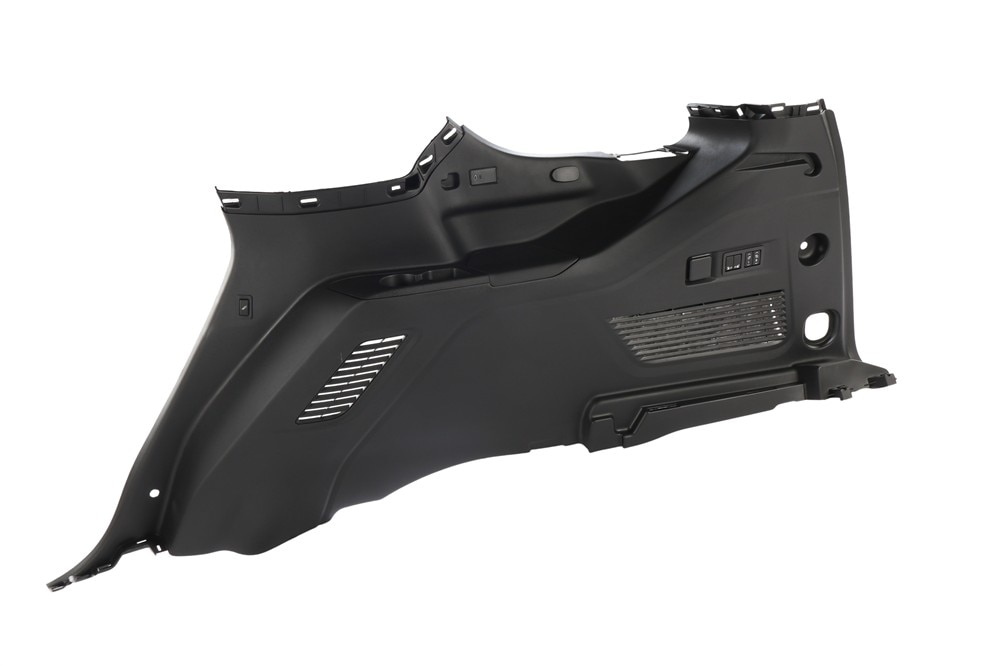 GM Genuine Parts Jet Black Passenger Side Quarter Lower Rear Trim Panel