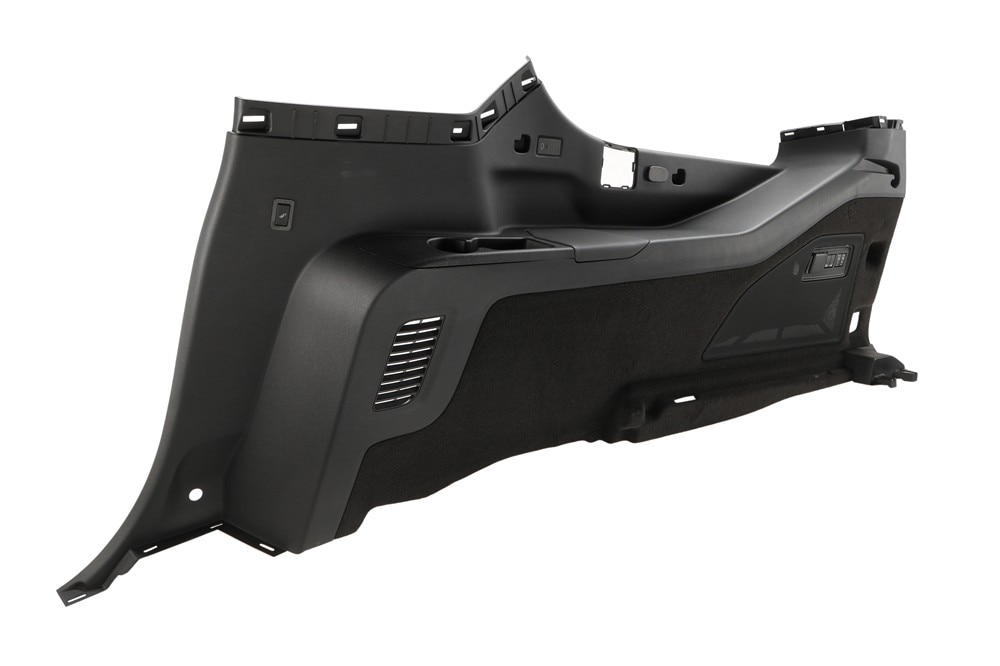 GM Genuine Parts Jet Black Quarter Lower Rear Passenger Side Trim Panel