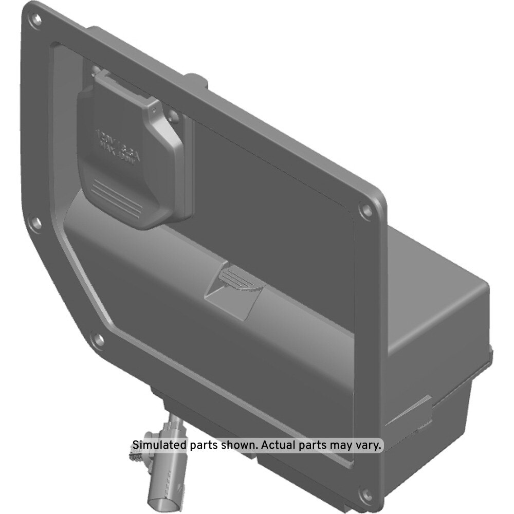 GM Genuine Parts Black Pickup Box Inner Side Panel Receptacle (High Voltage)