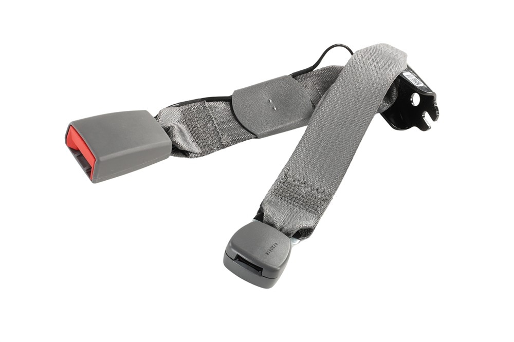 GM Genuine Parts Med Dark Cinder Gray Driver Side 3rd Row Seat Belt Buckle