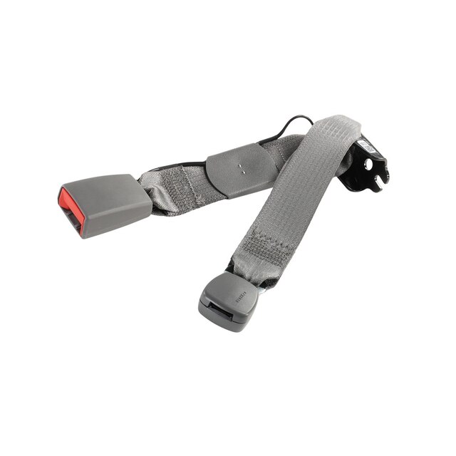 GM Genuine Parts Med Dark Cinder Gray Driver Side 3rd Row Seat Belt Buckle