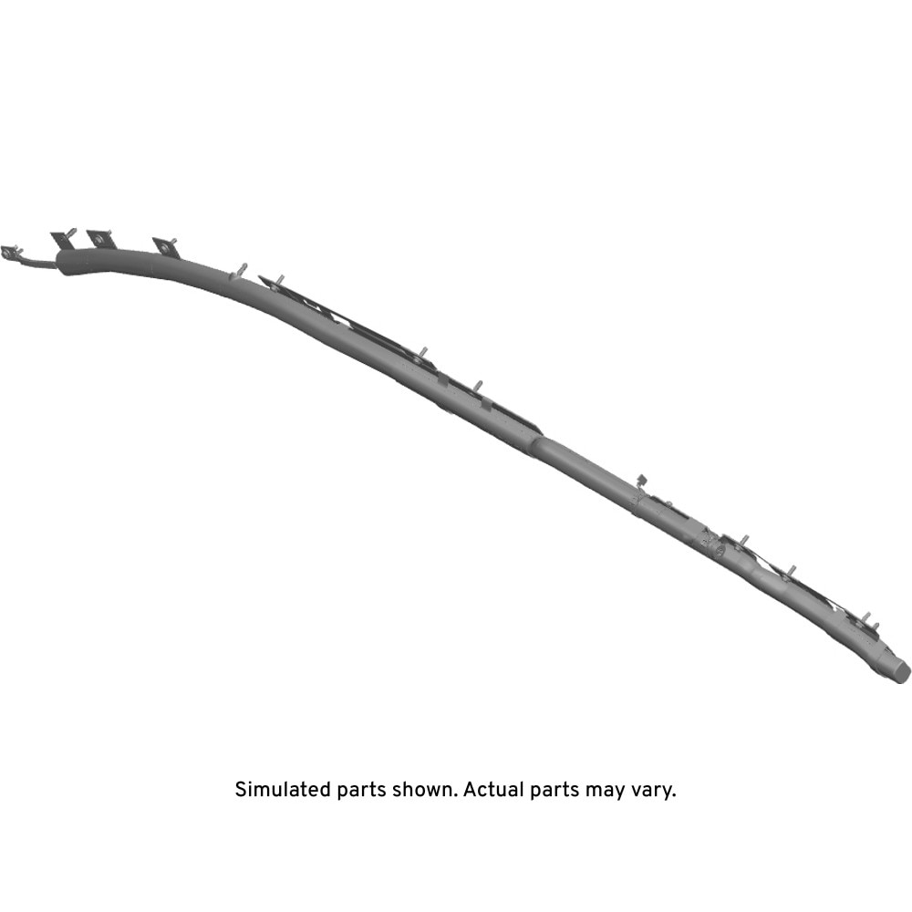 GM Genuine Parts Front and Rear Row Passenger Side Roof Rail Airbag