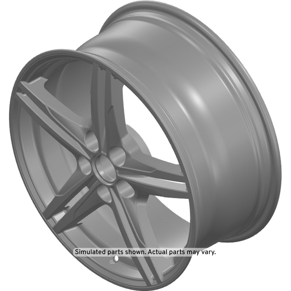 GM Genuine Parts Black Front Wheel
