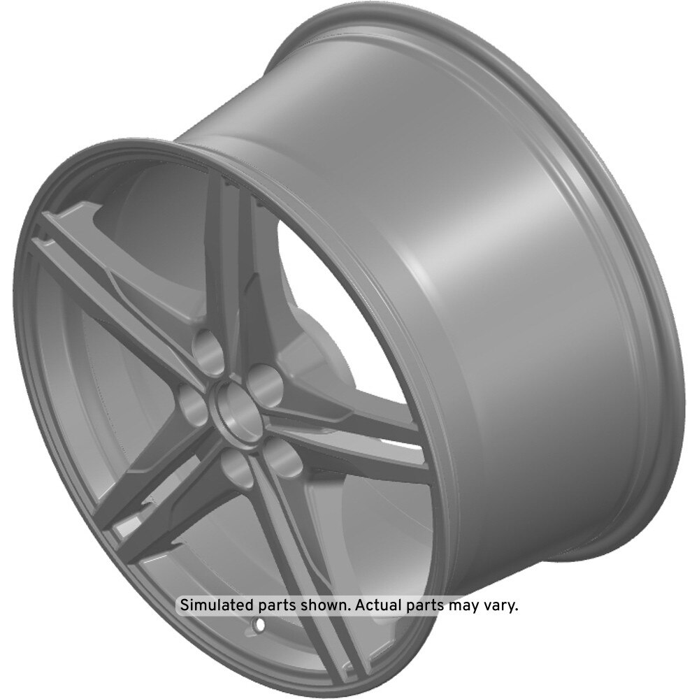 GM Genuine Parts Black Rear Wheel