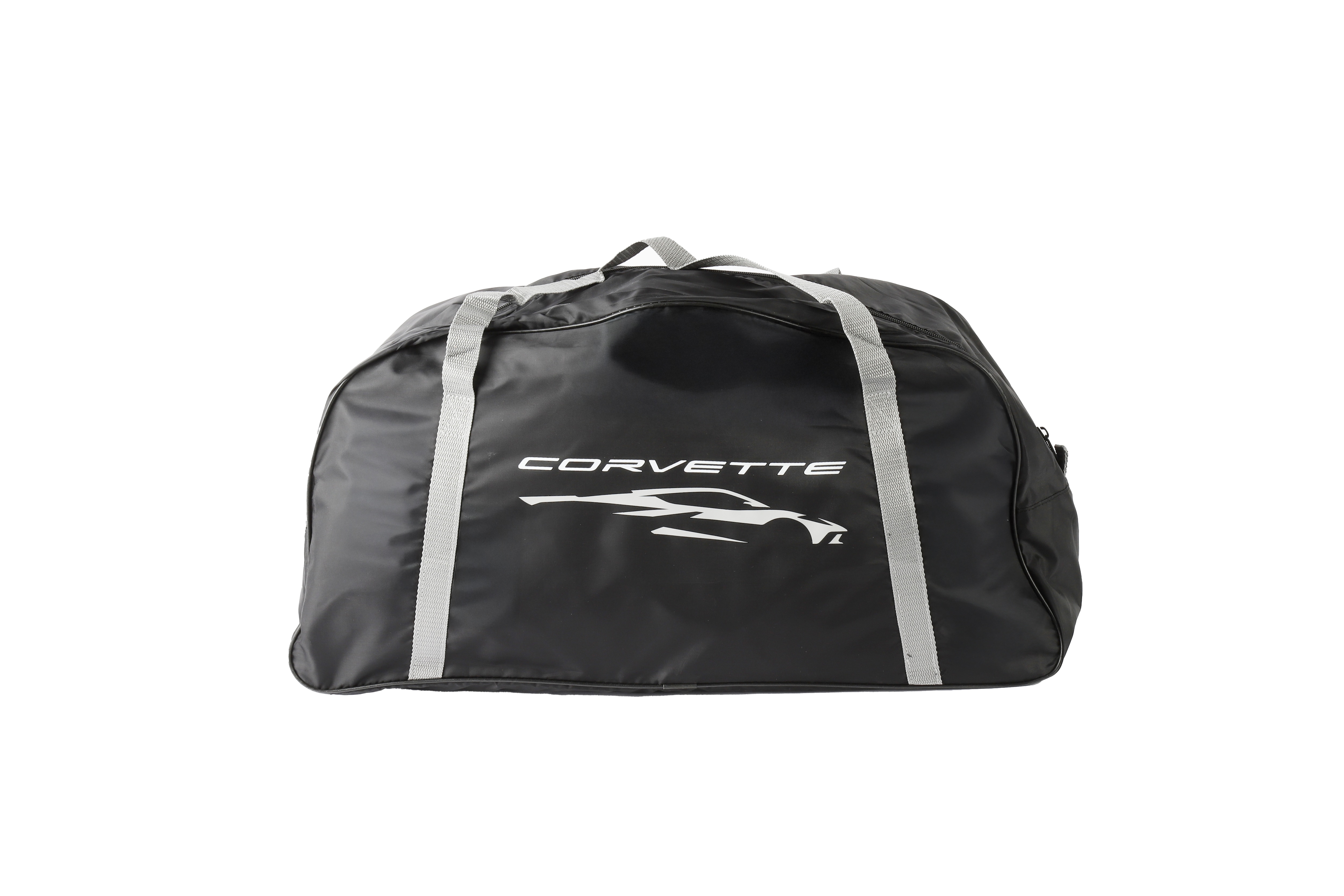 Premium ZR1 Indoor Car Cover in Black with Crossed Flags Logo (for ZR1 Carbon Fiber Aero Package)