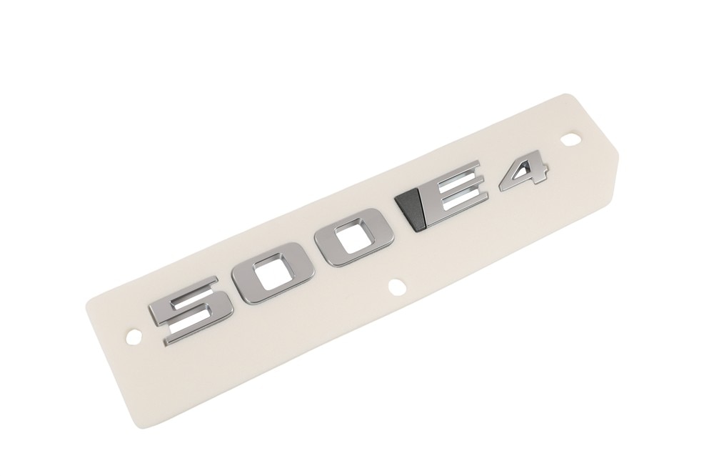 GM Genuine Parts Galvano Silver Rear Compartment Lid Engine Name Plate