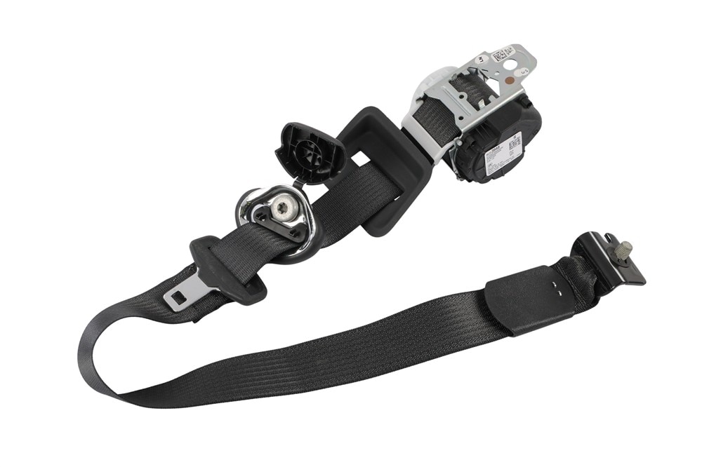 GM Genuine Parts Backen Black Passenger Side 3rd Row Seat Belt Refractor Kit