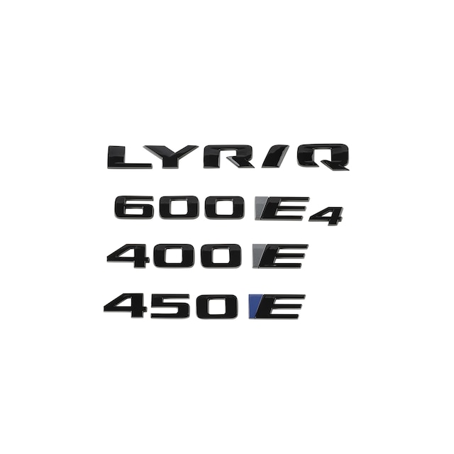 LYRIQ Emblems in Black
