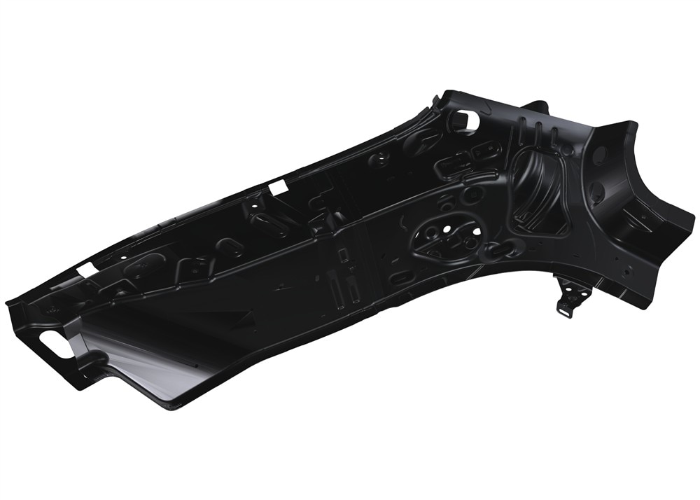 GM Genuine Parts Drivers Side Back Body Pillar Inner Upper Panel