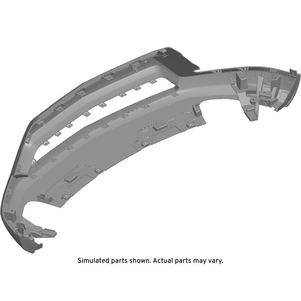 GM Genuine Parts Primed Front Bumper Lower Fascia